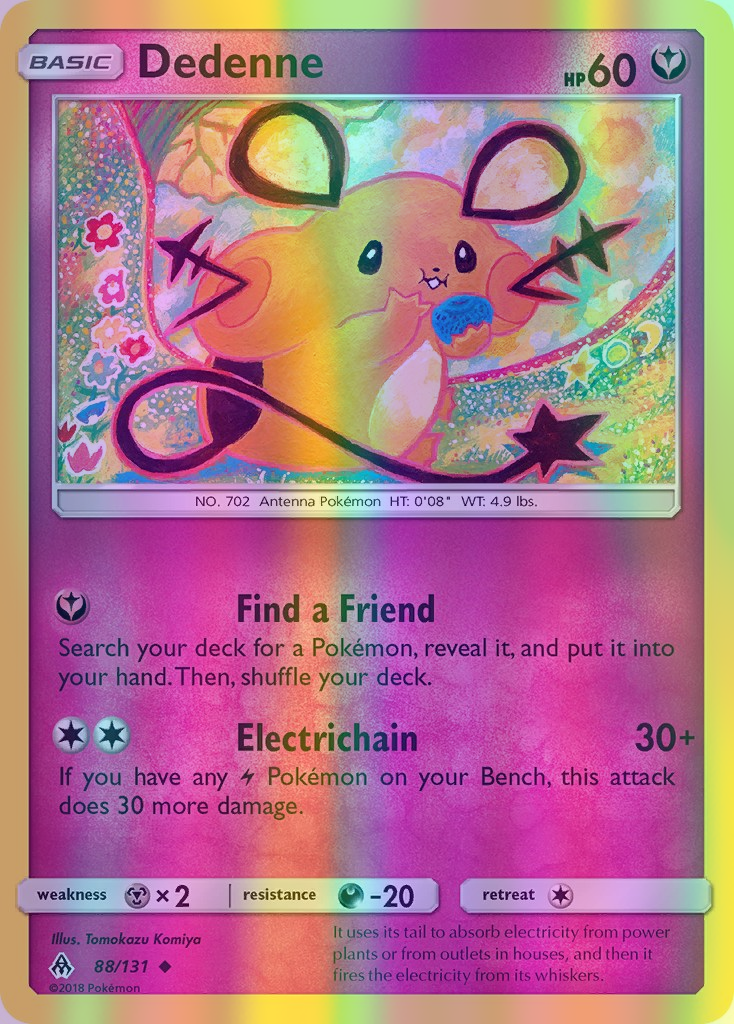 Dedenne - 088/131 (FLI) Uncommon - Near Mint Reverse Holofoil
