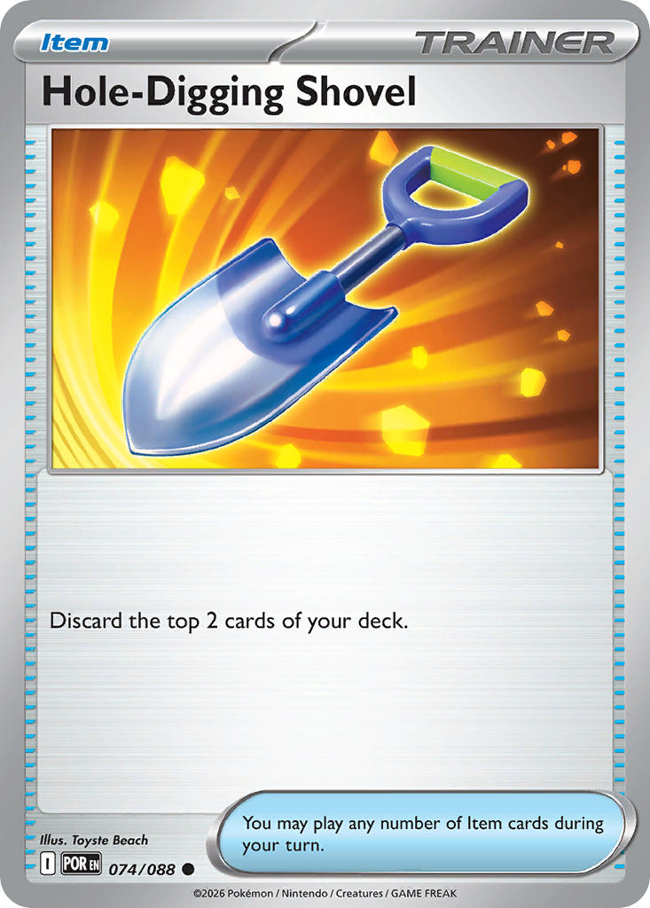 Hole-Digging Shovel - 074/088 (POR) Common