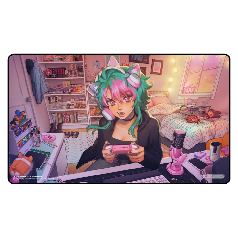 GamerMats: Playmat - Gamer Girl