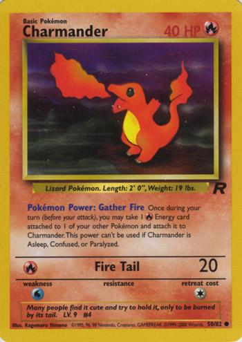 Charmander 50/82 (TR) Common - Unlimited Light Played