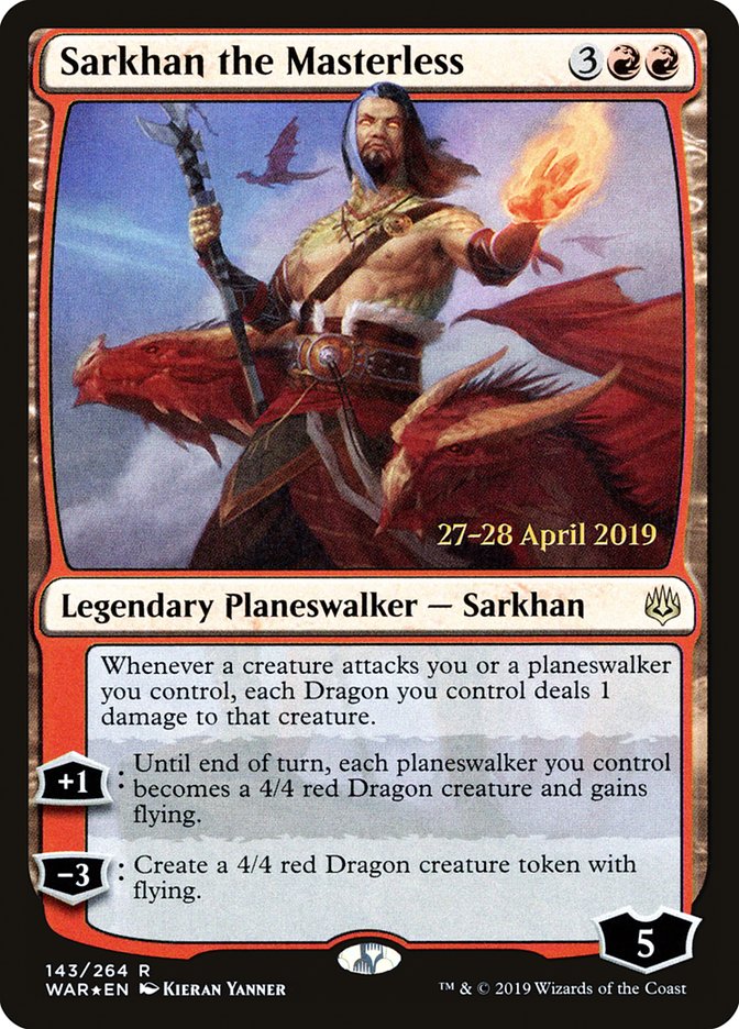 Sarkhan the Masterless (WAR-R-PRE)