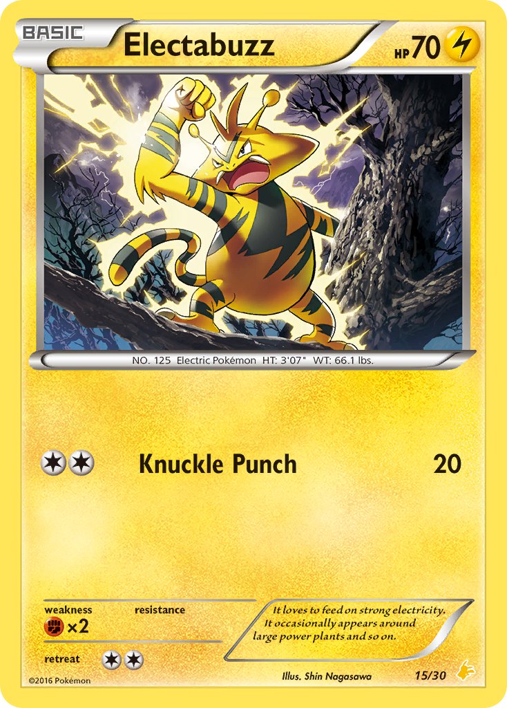Electabuzz - 15/30 (TK9P) Common - Near Mint
