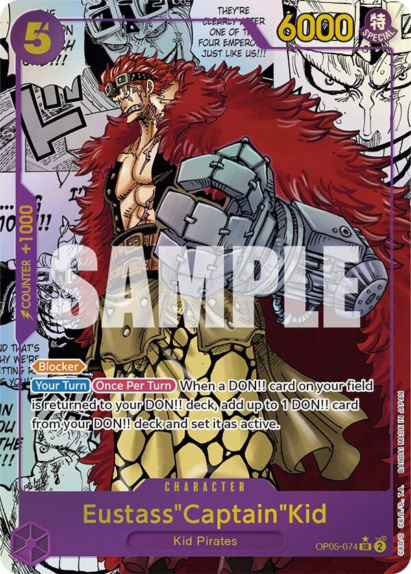 Eustass"Captain"Kid (OP05-074 SR) Alternate Art Manga