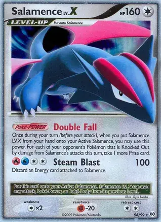Salamence Lv.X - 98/99 (AR) Ultra Rare - Light Play Holofoil