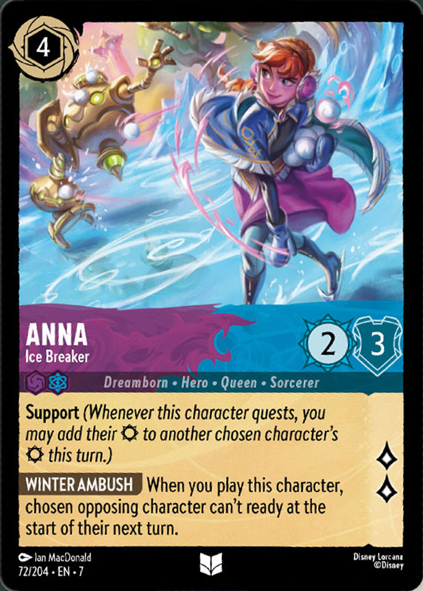 Anna - Ice Breaker (Archazia's Island - 072/204) Uncommon