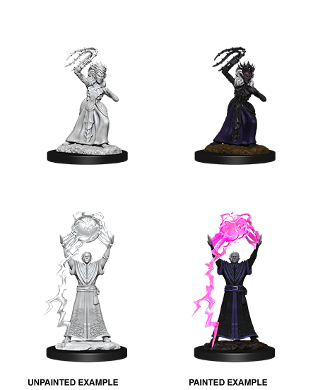 D&D: Nolzur's Marvelous Miniatures - Drow Mage & Drow Priestess (90071)