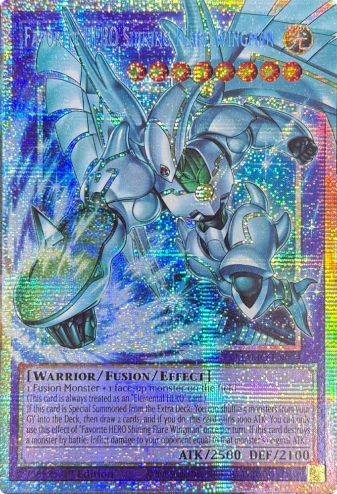 Favorite HERO Shining Flare Wingman (Extended Art) (MAMO-EN004)