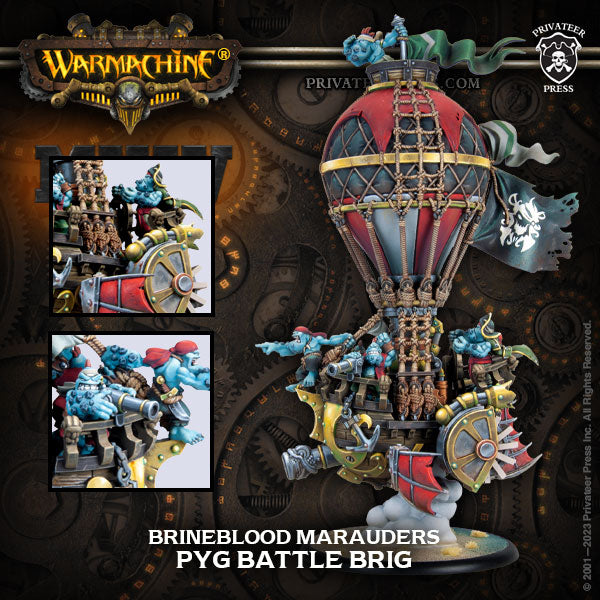 Warmachine MKIV (PIP 28023): Brineblood Marauders - Pyg Battle Brig