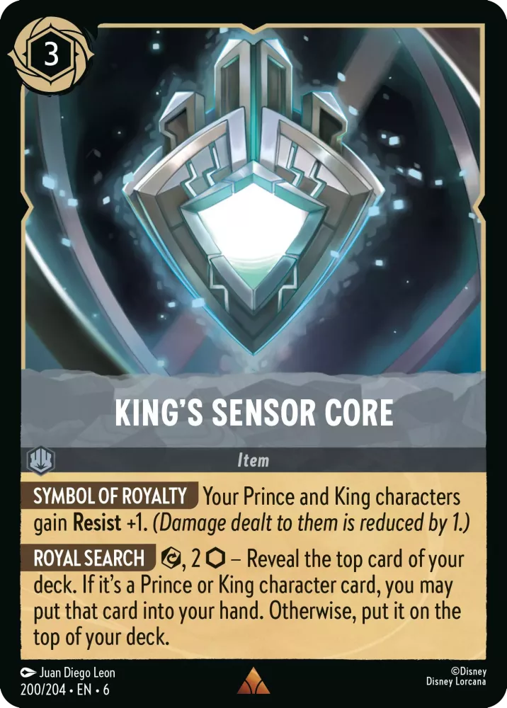 King's Sensor Core (Azurite Sea 200/204) Rare - Near Mint
