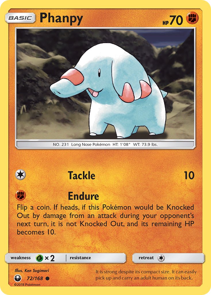 Phanpy - 072/168 (CES) Common - Near Mint