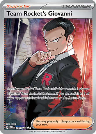 Team Rocket's Giovanni - 225/182 (DRI) Ultra Rare