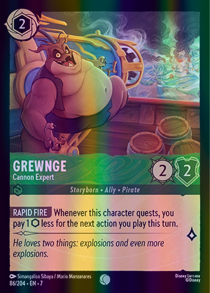 Grewnge - Cannon Expert (Archazia's Island - 086/204) Common