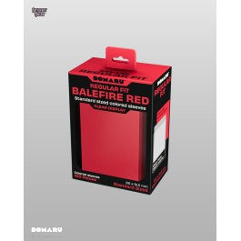 Gatherers' Tavern: Domaru Standard Sleeves - Balefire Red