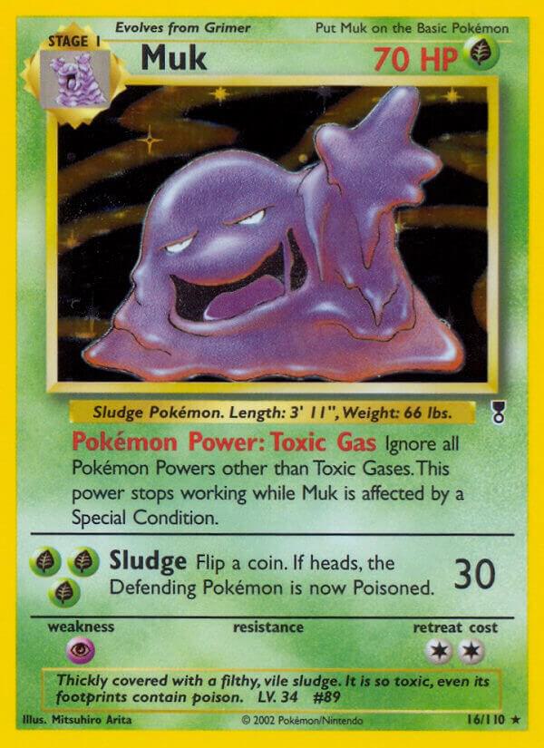 Muk - 016/110 (LC) Holo Rare Heavy Play Unlimited
