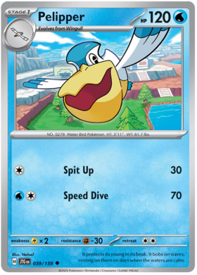 Pelipper - 039/159 (JTG) Uncommon
