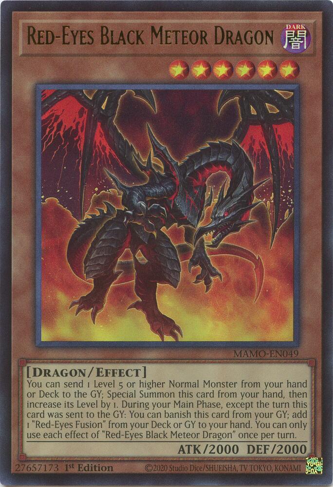 Red-Eyes Black Meteor Dragon (MAMO-EN049)