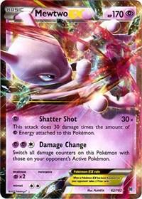 Mewtwo EX - 062/162 (BKT) Ultra Rare - Moderate Play
