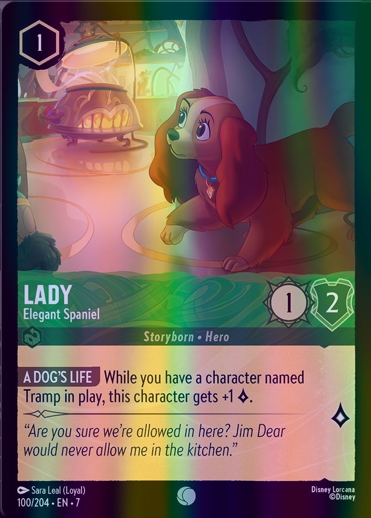 Lady - Elegant Spaniel (Archazia's Island - 100/204) Common