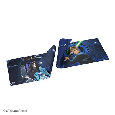 GameGenic: Double-Sided Playmat - Star Wars: Unlimited - Jedi Luke Sywalker/Emperor Palpatine