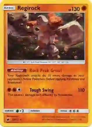 Regirock (Cosmos Holo) - 53/111 (SM:PR) Promo - Near Mint Holofoil