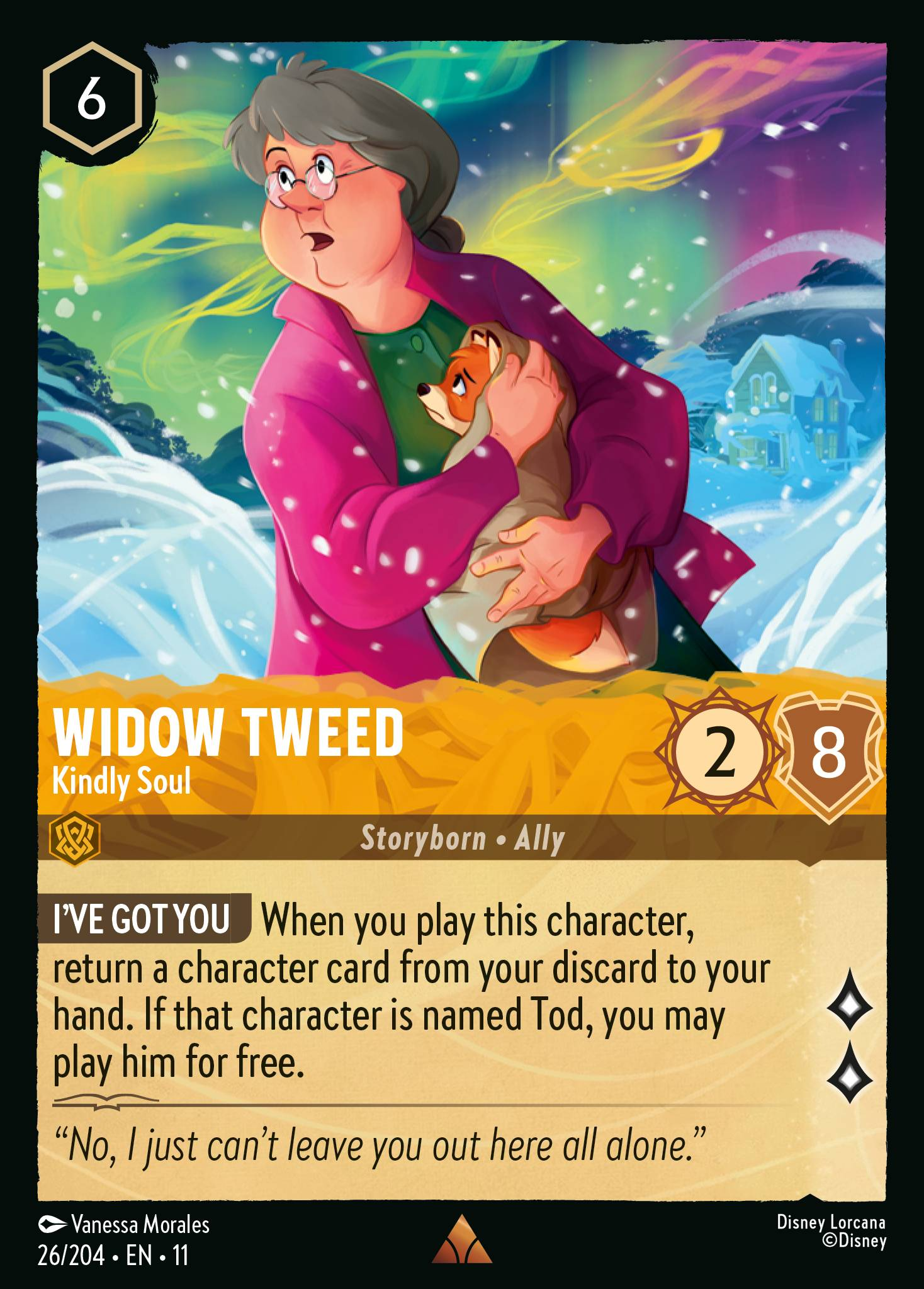 Widow Tweed - Kindly Soul (026/204 - Winterspell) Rare