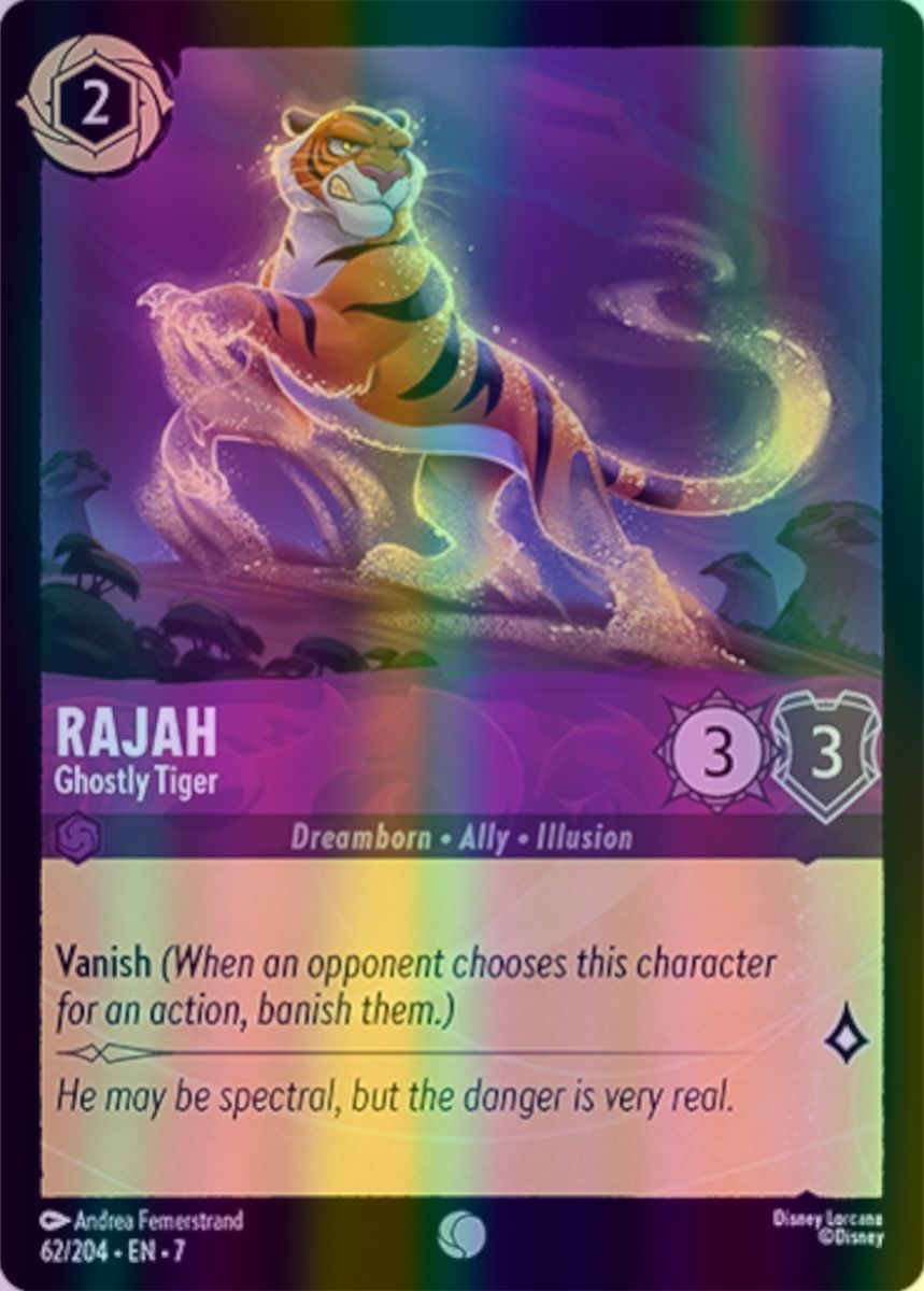 Rajah - Ghostly Tiger (Archazia's Island - 062/204) Common