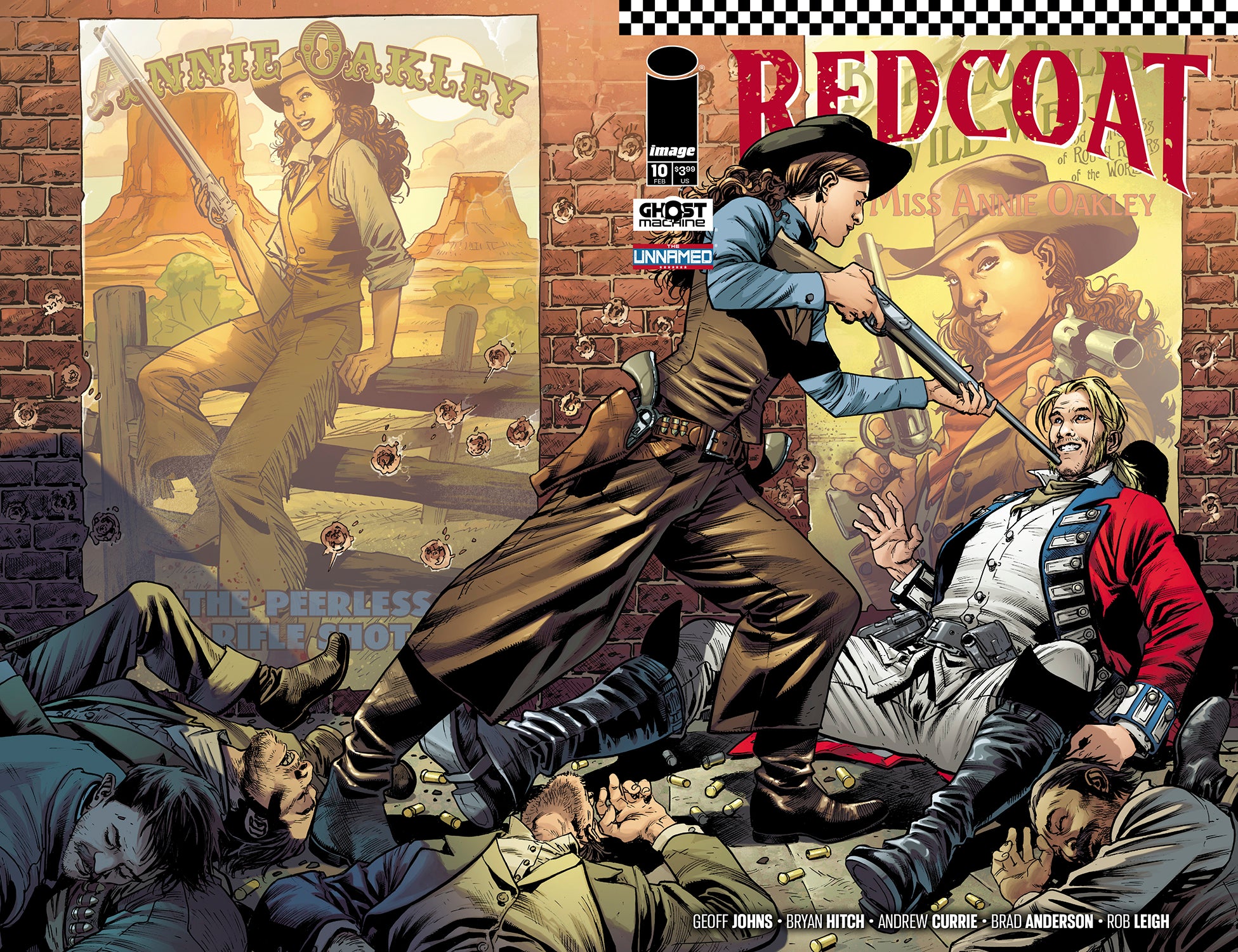 REDCOAT #10 CVR A BRYAN HITCH & BRAD ANDERSON WRAPAROUND