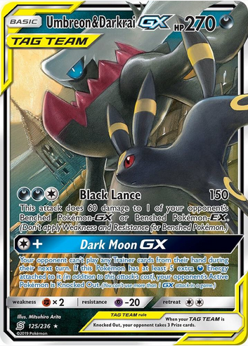 Umbreon & Darkrai GX (125/236)