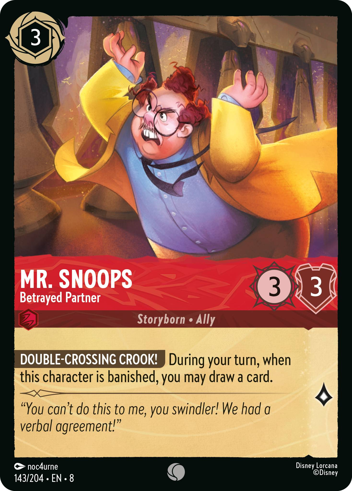 Mr. Snoops - Betrayed Partner (Reign of Jafar - 143/204 ) Common