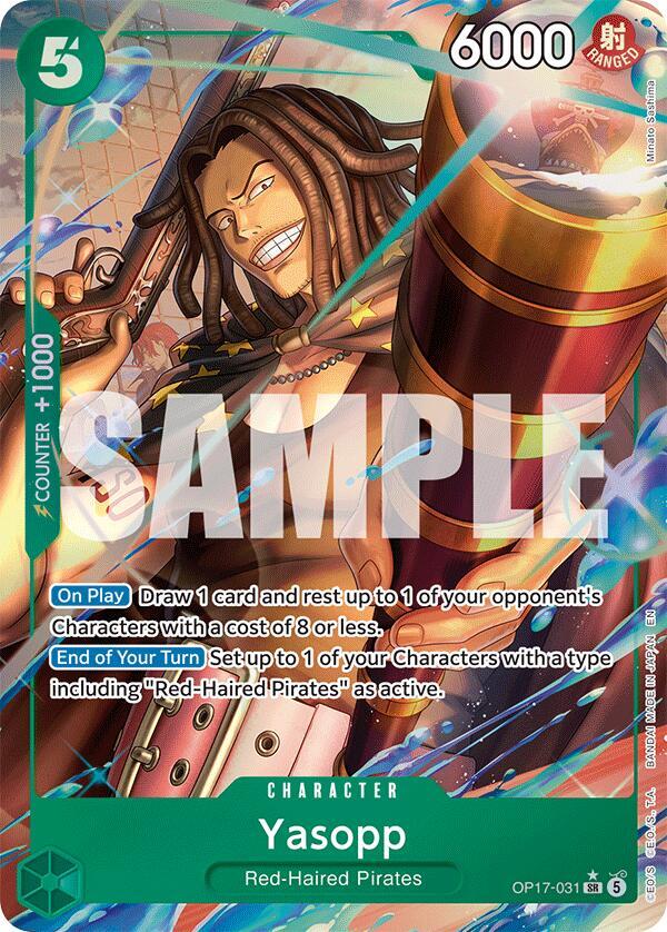 Yasopp (Alternate Art) (OP17-031) SR - Near Mint