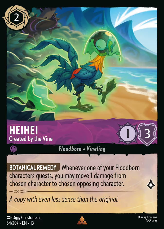 Heihei - Created by the Vine (054/204 - Attack of the Vine!) Rare