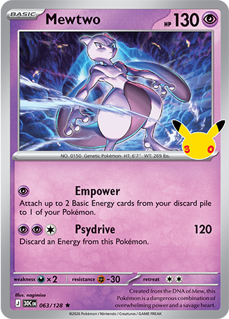Mewtwo - 063/128 (30C) Rare