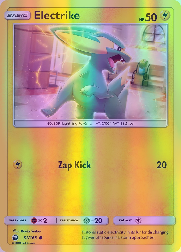 Electrike - 051/168 (CES) Common - Near Mint Reverse Holofoil