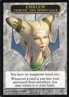 Tamiyo, the Moon Sage (AVR-M) Artist Signed// Emblem - Tamiyo, the Moon Sage (AVR-T-7)