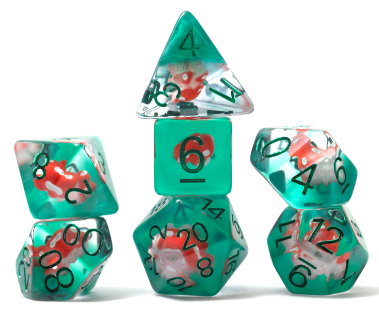 RPG Dice Set (7): Magic Mushroom