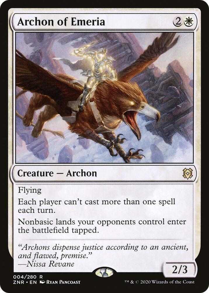 Archon of Emeria (ZNR-R) Moderate Play