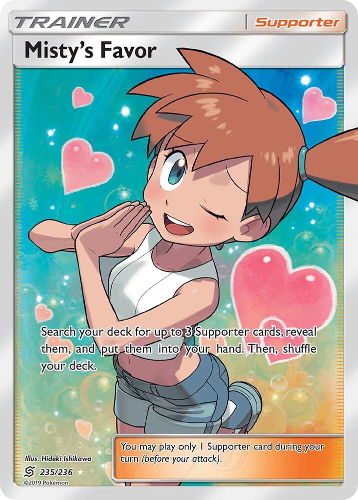 Misty's Favor (235/236) Full Art - Light Played