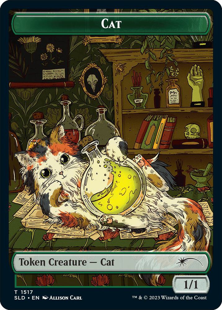 Cat // Dog Double-sided Token (SLD-T-FOIL)