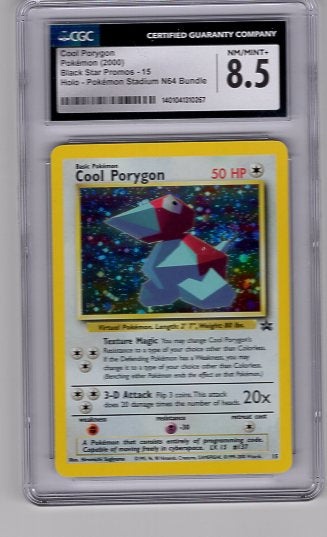 Cool Porygon (15) Promo (Graded - CGC 8.5)