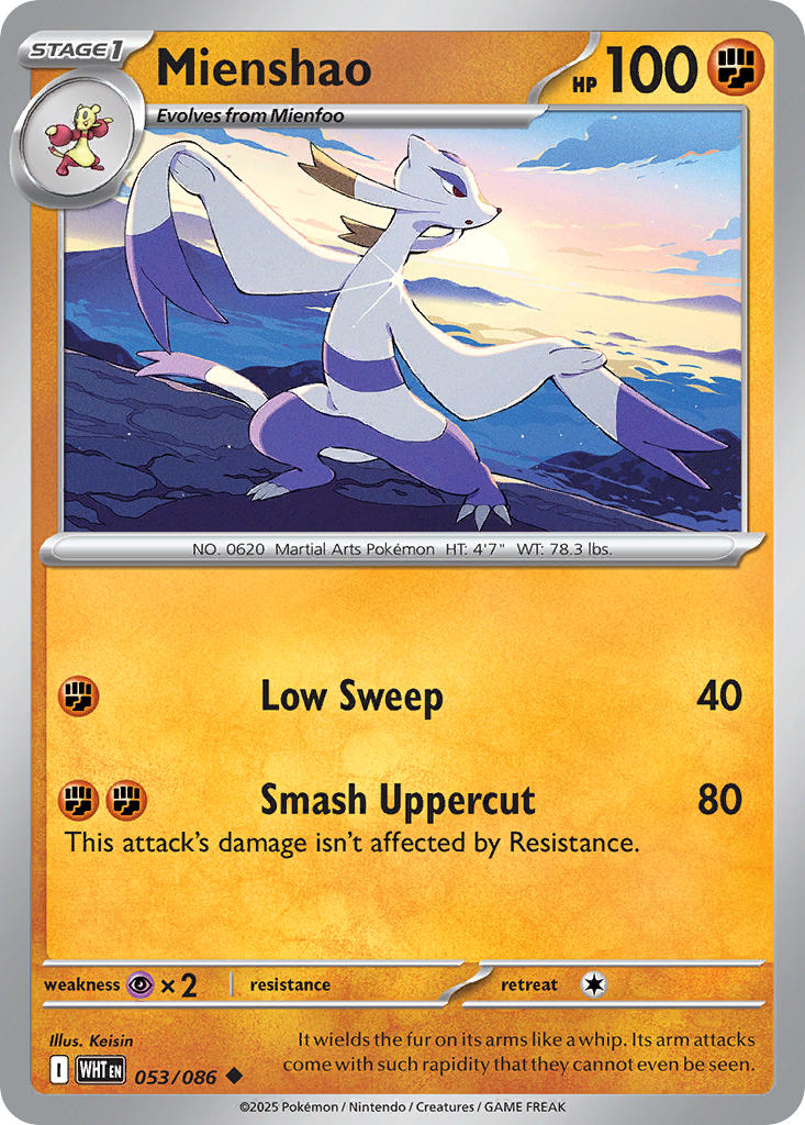 Mienshao - 053/086 (WHT) Uncommon