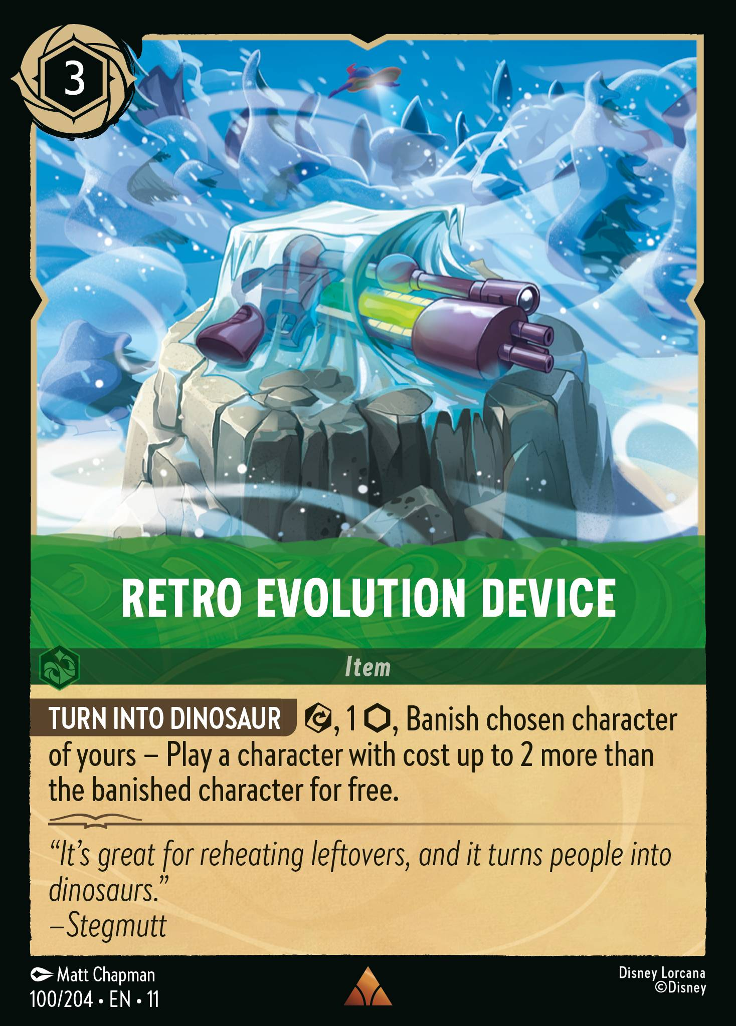 Retro Evolution Device (100/204 - Winterspell) Rare