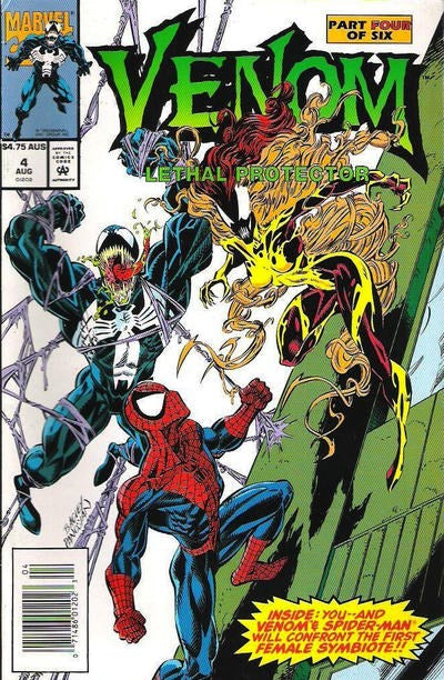 Venom: Lethal Protector (1993 Series) #4 (6.0) 1st Cameo App Life Foundation Symbiote