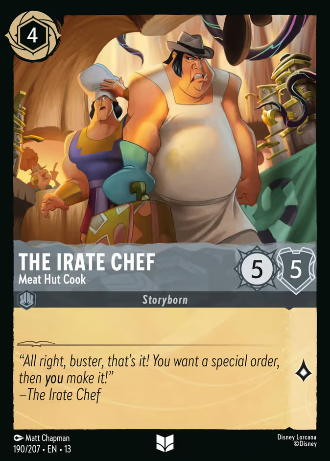 The Irate Chef - Meat Hut Cook (190/204 - Attack of the Vine!) Uncommon