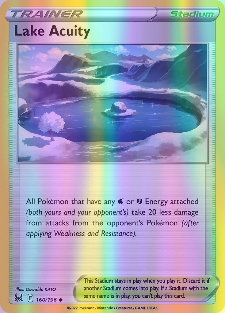 Lake Acuity - 160/196 (SWSH11) Uncommon - Near Mint Reverse Holofoil