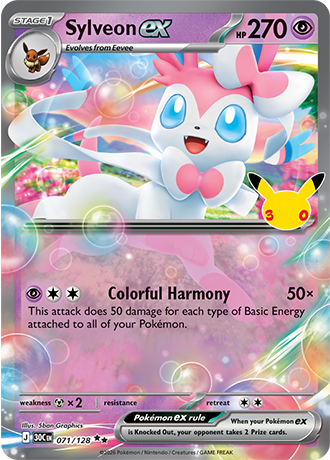 Sylveon ex - 071/128 (30C) Double Rare