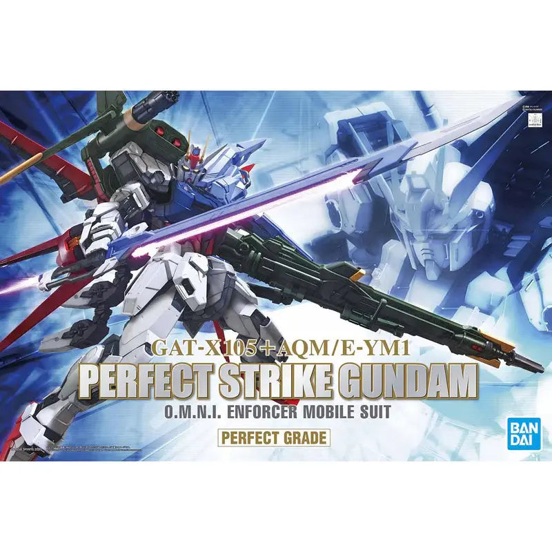 1/60 (PG): Gundam SEED - Perfect Strike Gundam O.M.N.I. Enforcer Mobile Suit GAT-X105+AQM/E-YM1