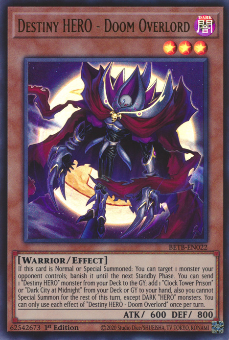 Destiny HERO - Doom Overlord (BETB-EN022)