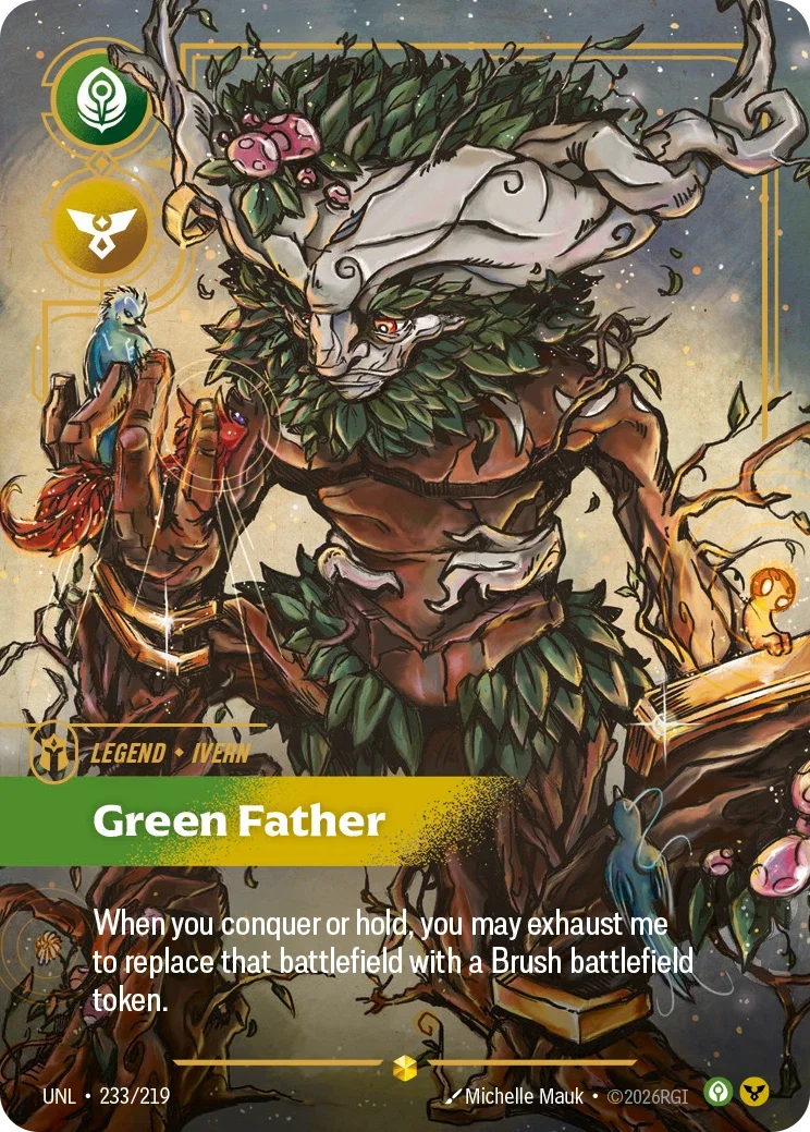 Ivern - Green Father (Overnumbered) - 233/219 (UNL) Showcase