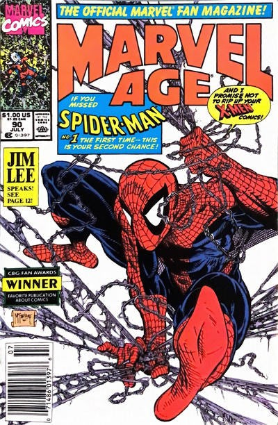 Marvel Age (1986 Series) #90 (7.0)