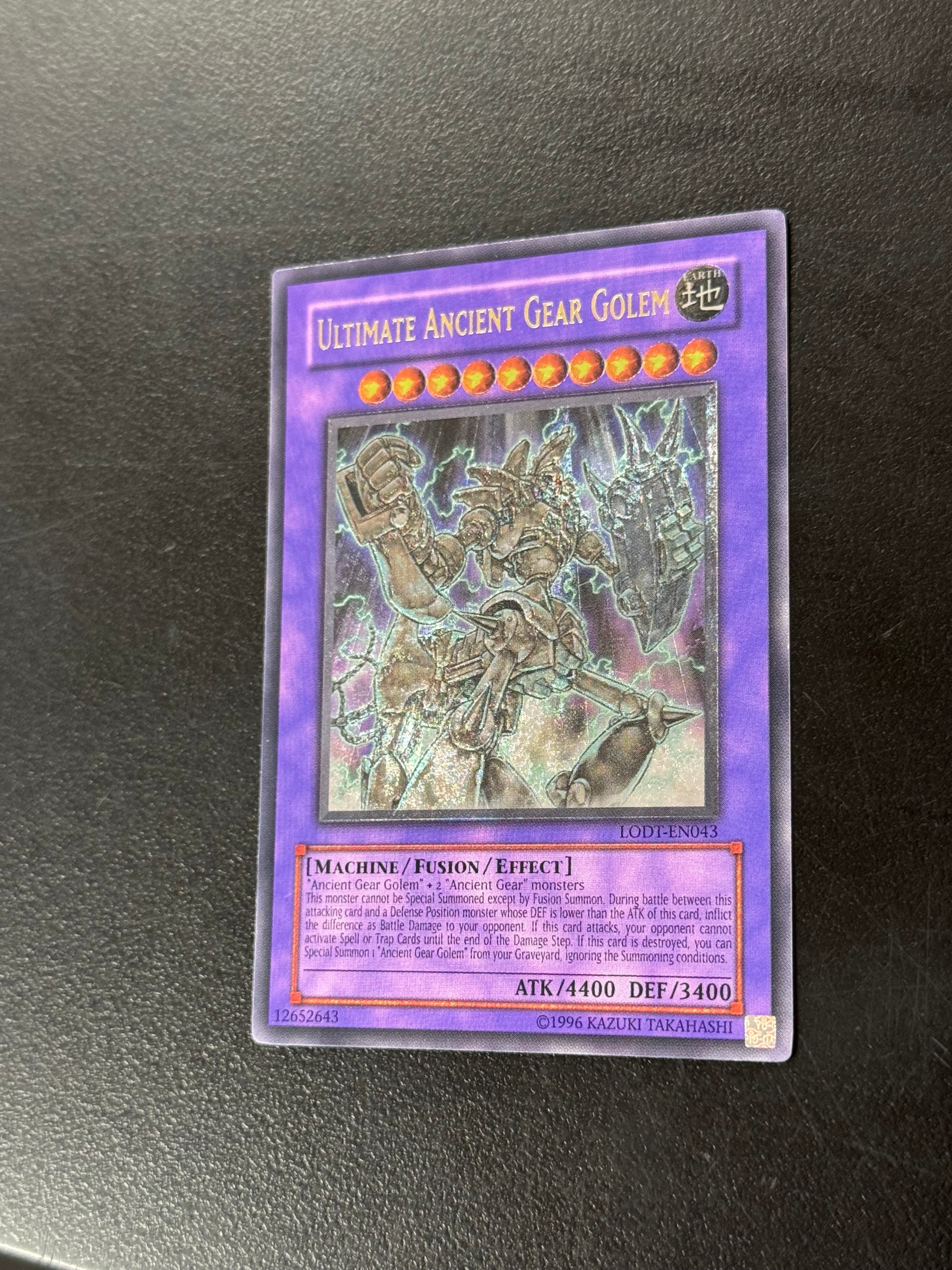 Ultimate Ancient Gear Golem (LODT-EN043) Unlimited Ultimate Rare